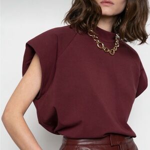 Verona Padded Shoulder Top by Remain Birger Christensen Port Royale